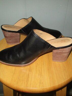 MADEWELL Black Leather Mules